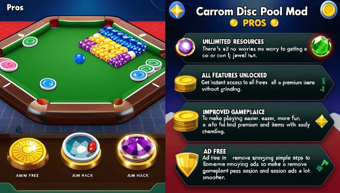 Leonardo_Phoenix_6_Carrom_Disc_Pool_Mod_APK_Pros_ProsUnlimite_1